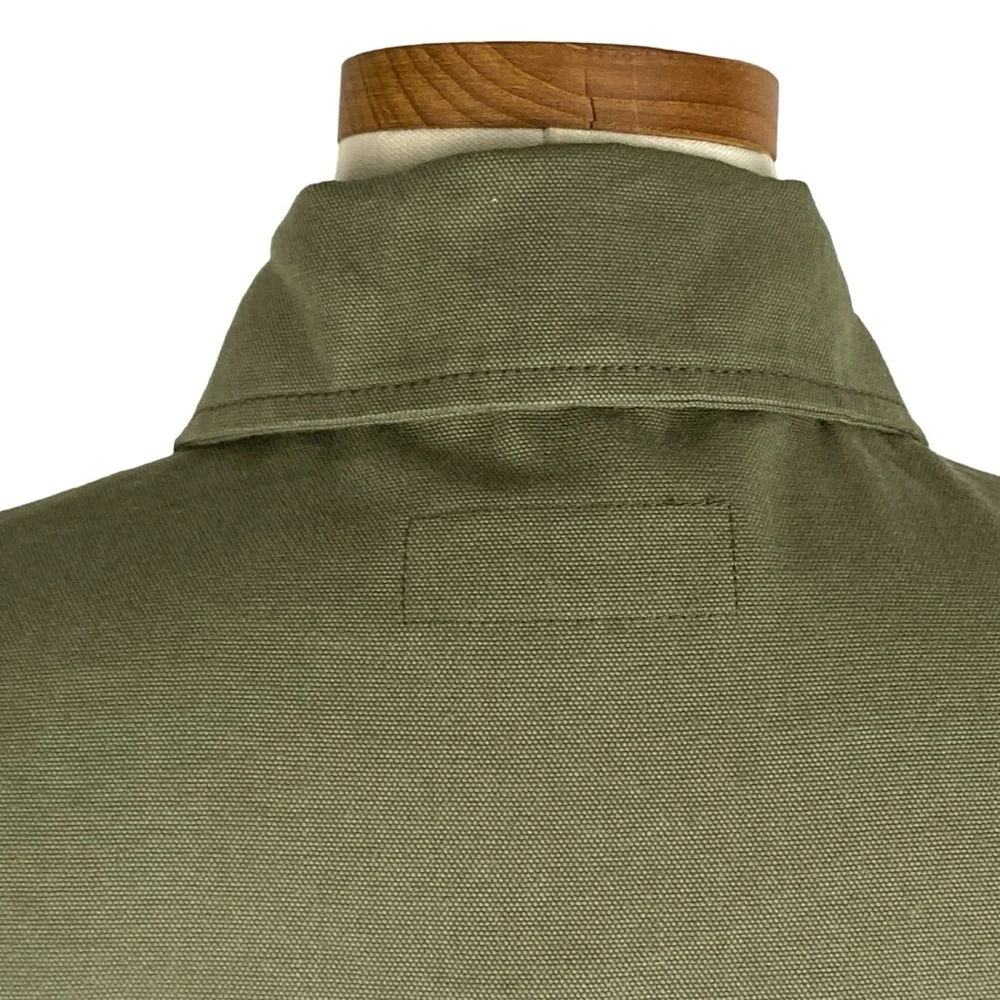 Gustin Army Green Canvas Chore Coat XS - Picture 10 of 13